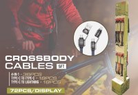 PRÉSENTOIR DE CÂBLES BANDOULIÈRES CHARGEURS 100W – TOUGH CROSSBODY